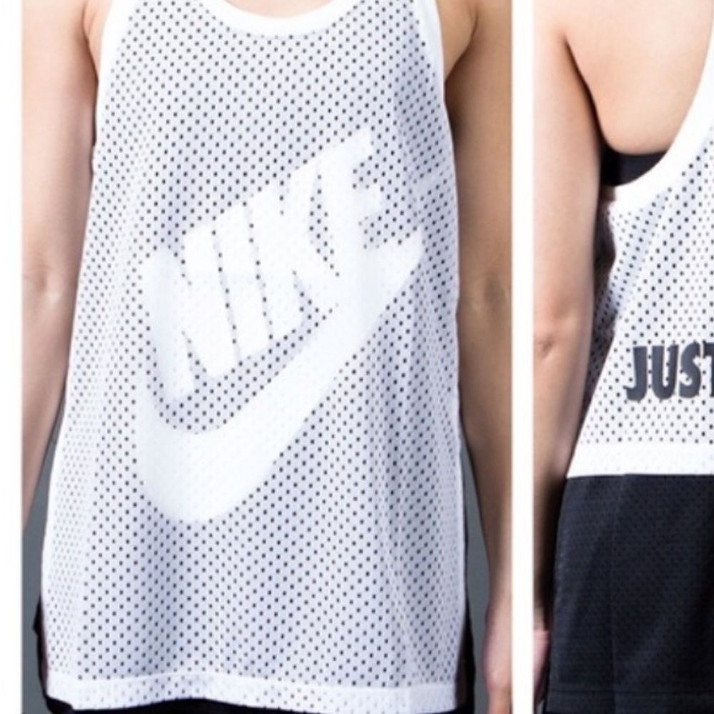 Nike Mesh Overlay Razorback Jersey Tank Top Sz S - Picture 3 of 13